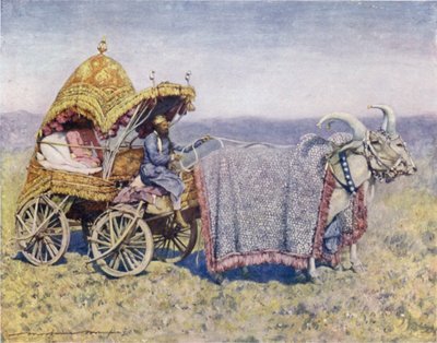 Un Carro de Bueyes Nativo de Bikanir de Mortimer Ludington Menpes